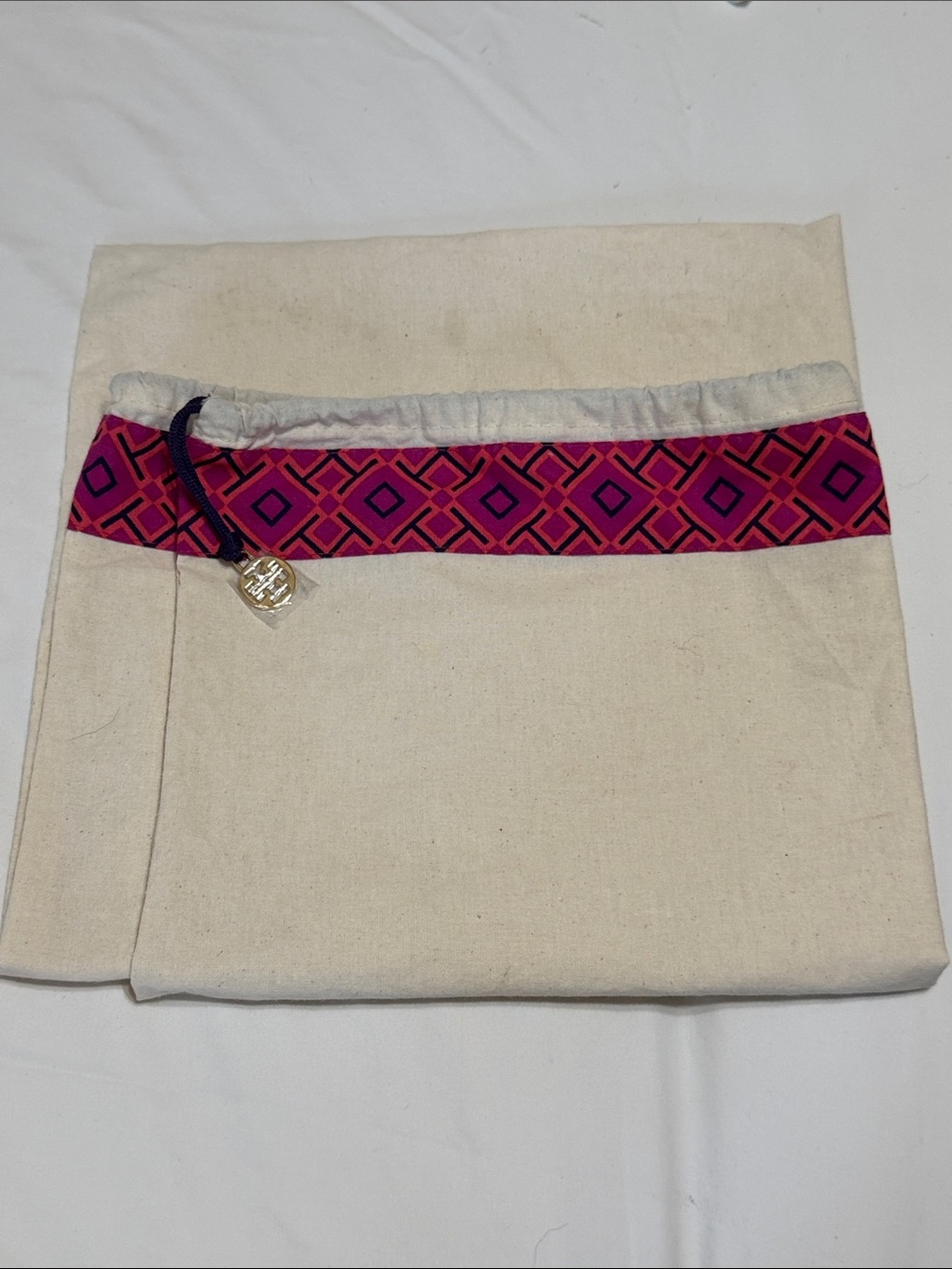 Tory Burch Cream Dust Bag 22” x 20”